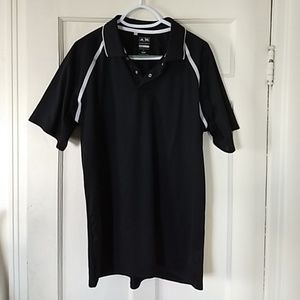Adidas coolmax black polo